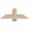 Ekena Millwork Eugene Smooth Timber Gable Bracket, Douglas Fir, 36"W x 13"H x 3 1/2"D x 5 1/2"F, 9/12 Pitch GBW036X13X0406EUG00SDF - alternate 1